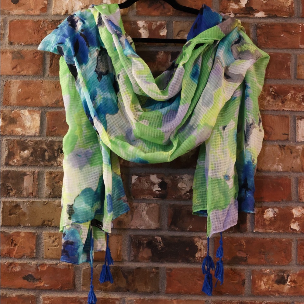 Watercolor, Thin Scarf